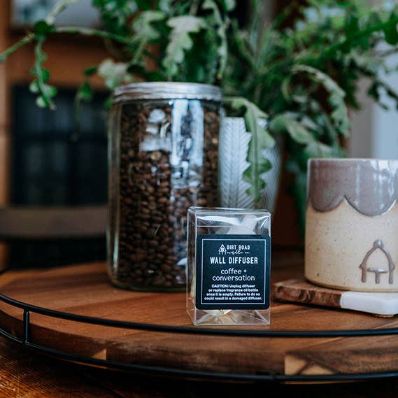 Coffee + Conversation Wall Diffuser Refill for wholesale by Dirt Road Candle Co