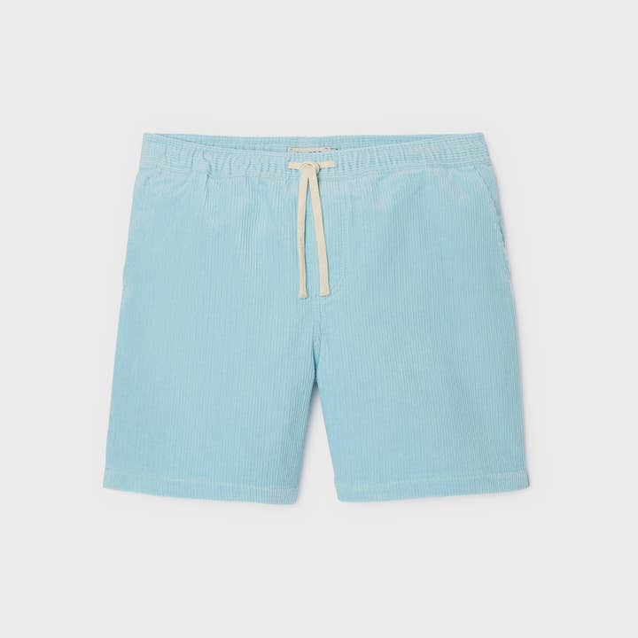 BILLYBELT - Wholesale Shorts - Men's - Velvet Shorts Beach Horizon — Sky Blue