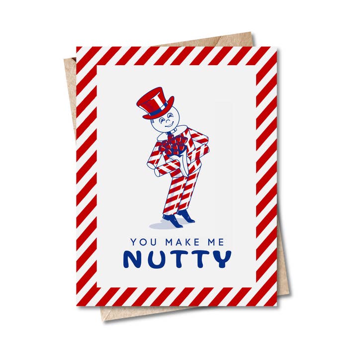 Nutty Club Valentinskarte - Candy Nostalgia für den Großhandel von Studio Bugs