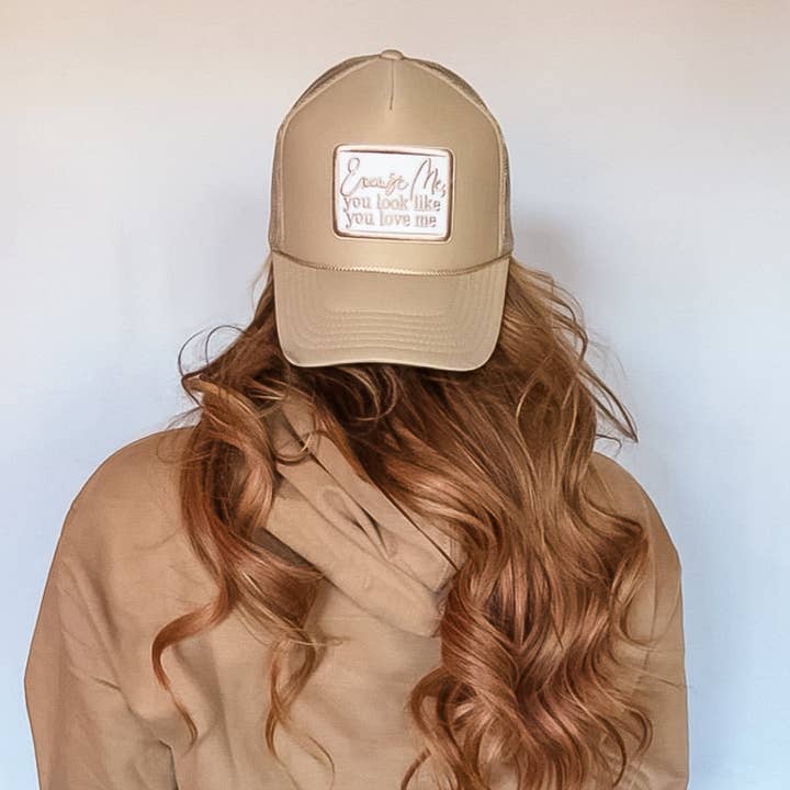 Lil' Grace - Wholesale Trucker Hat - Women's - Excuse Me Embroidery Trucker Hat