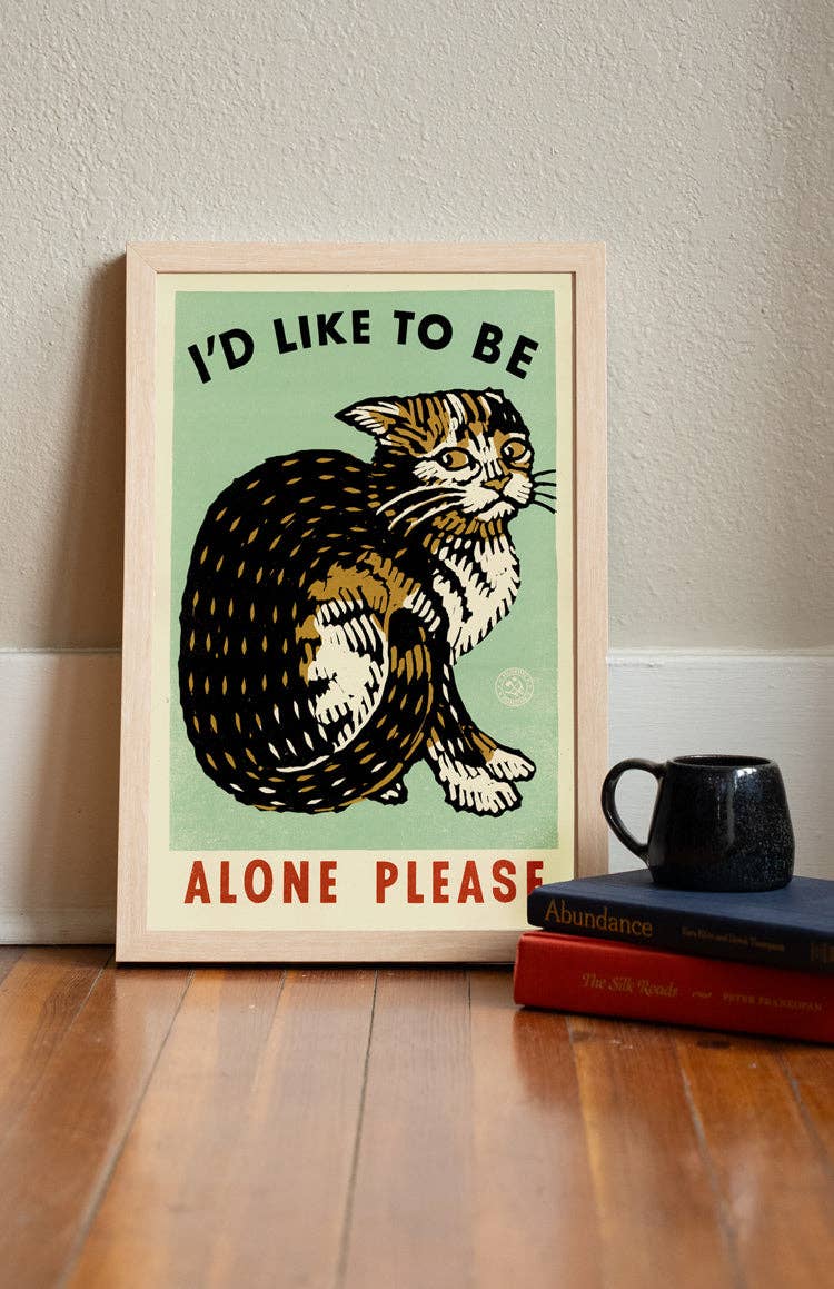 Ravi Zupa Arts - Wholesale Art Print - Alone Please Print1