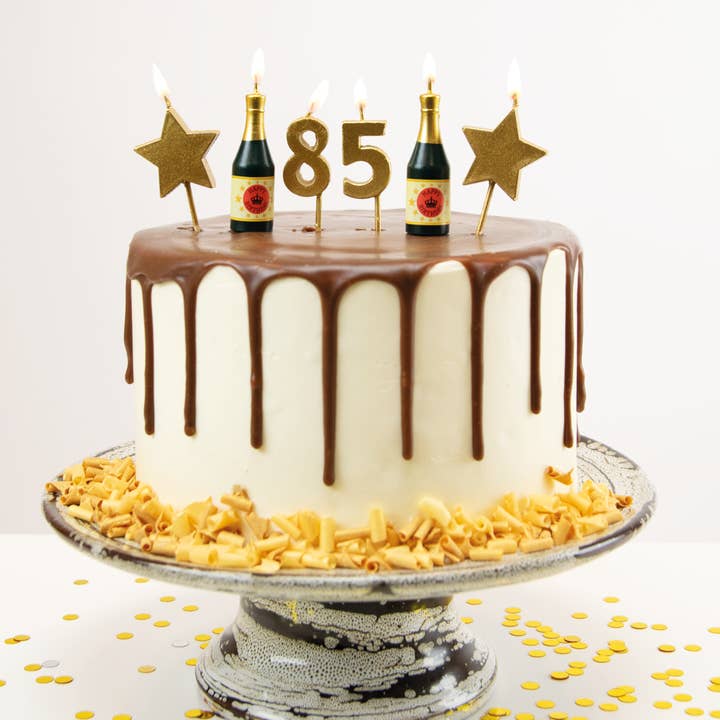 PD Party - Venta al por mayor Velas de tarta - Velas de tarta de cumpleaños - 85 años