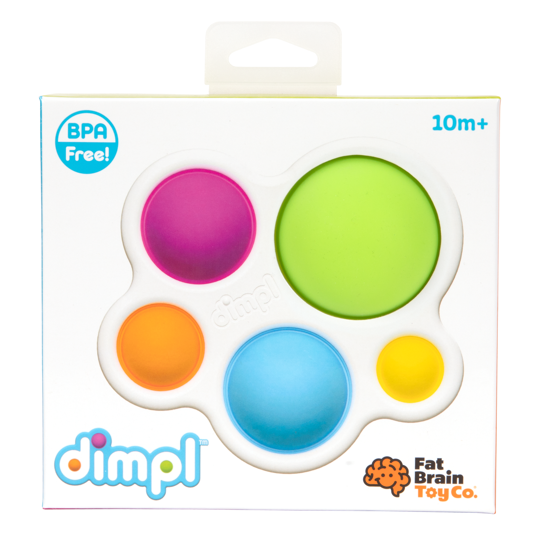 Fat Brain Toy Co. - Vente Balle d'éveil sensoriel – bébé - fossette1