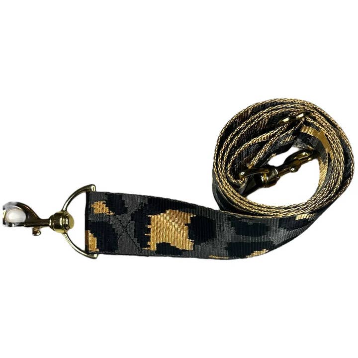 "Take me Home Tonight" Strap- Grey Leopard for wholesale by Allison Burns