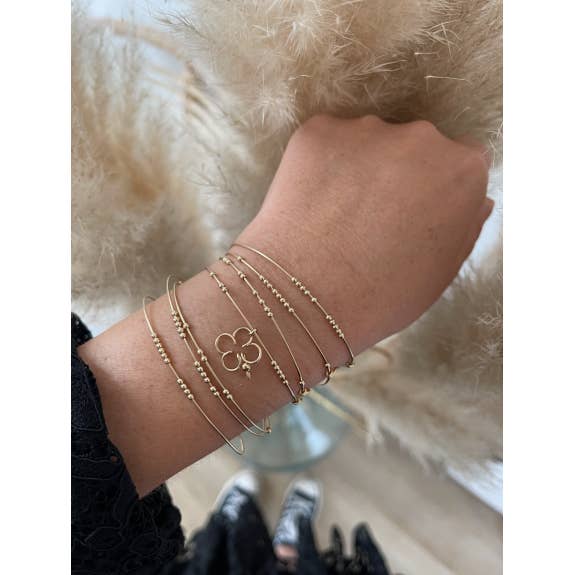 Semainier lucky pearls goldfilled doré pour la vente par PADAM PADAM