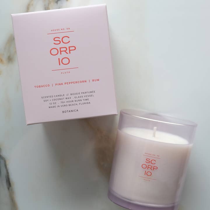 BOTANICA - Wholesale Jar/Filled Candle - Zodiac: Scorpio Candle | 12oz.2