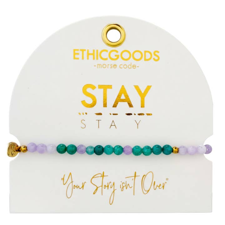 Morse Code Bracelet | STAY for wholesale by ETHICGOODS