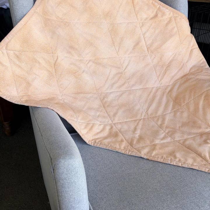 Made by Gabbee – wholesale Quilt – Kids & Baby – Peach Art Gallery Fabric Baby Quilt