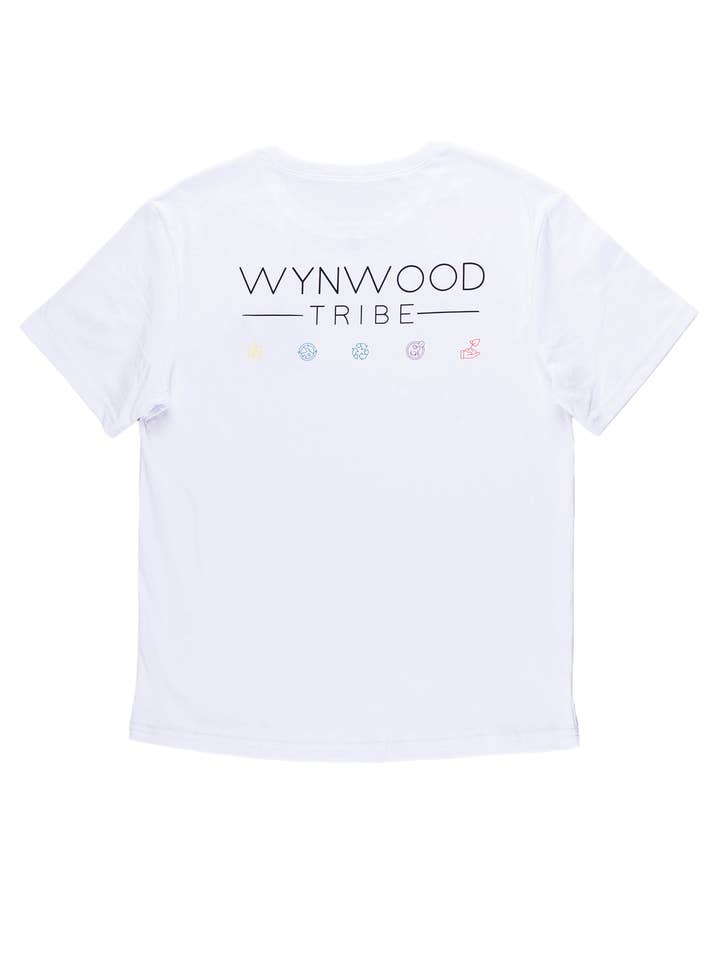 Lawless Apparel - Wholesale Screen Printed T-Shirt - Men's - WYNWOOD TRIBE MEN'S T-SHIRT WHITE