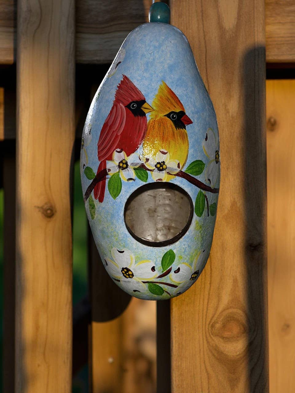 Sanyork Fair Trade – Großhandel Vogelhäuser – Handbemaltes Vogelhaus Kolibri Outdoor Garten Terrasse Deko8