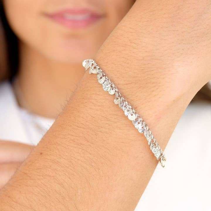 BRACELET CONFETTI EN ARGENT pour la vente par Argent Basic