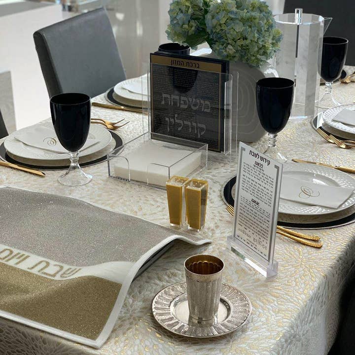 Gold, Silver Tablescape for wholesale by Waterdale Collection