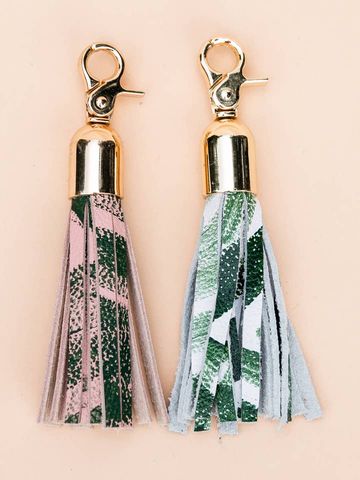 Portachiavi con nappa in pelle - Palmo per la vendita all'ingrosso da parte di R-KI-TEKT