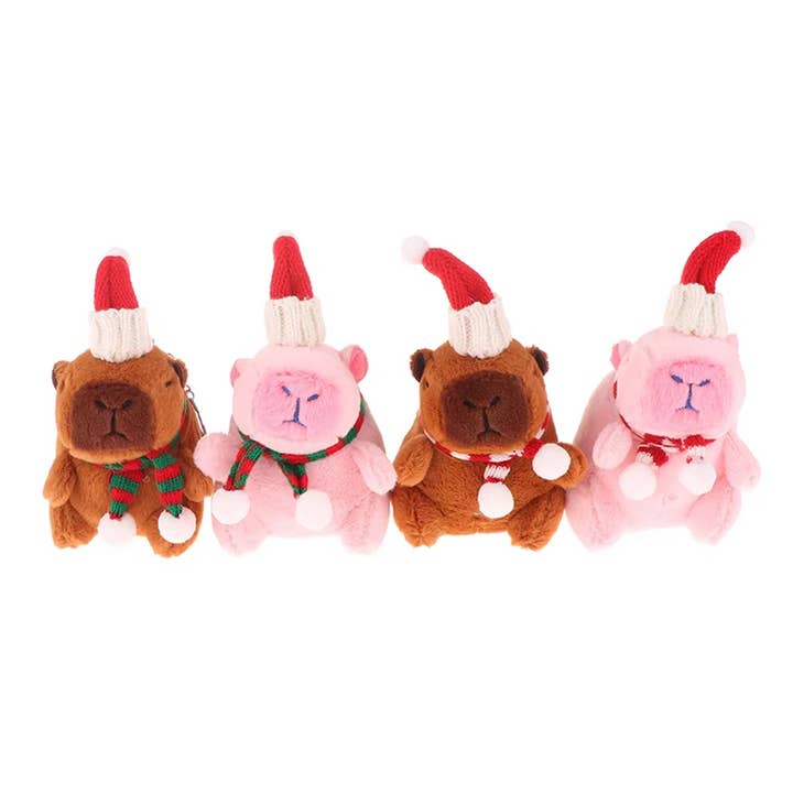 Buddha Yoga - Wholesale Keychain - Unisex - Capybara Christmas Decoration Keychain - Assorted