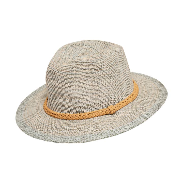 Blue Natalie Hat - Lake with Braid for wholesale on Faire