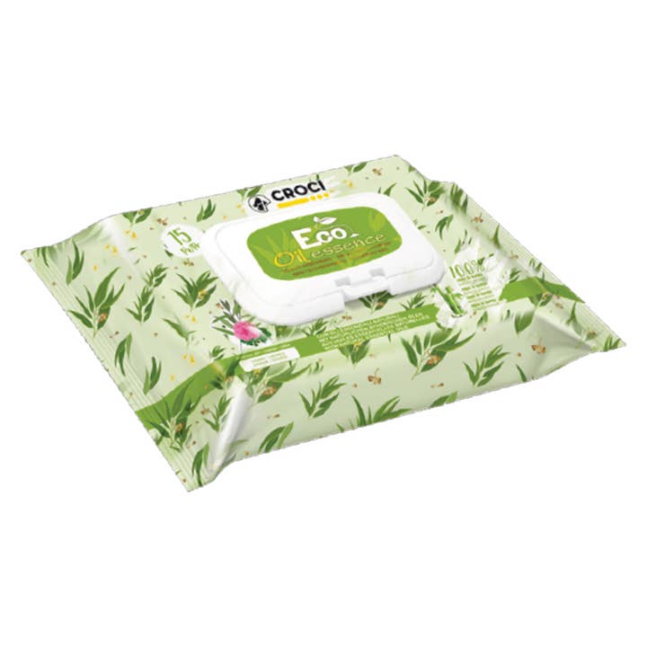 Croci - Wholesale Pet Toy - Dog - Wet wipes for dogs - Eco Oil Essence - Crosses1