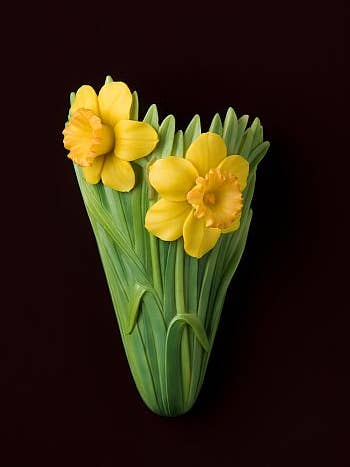 Jonquil Wall Vase (minimum of 2 Per Design) for wholesale by Ibis and Orchid Design