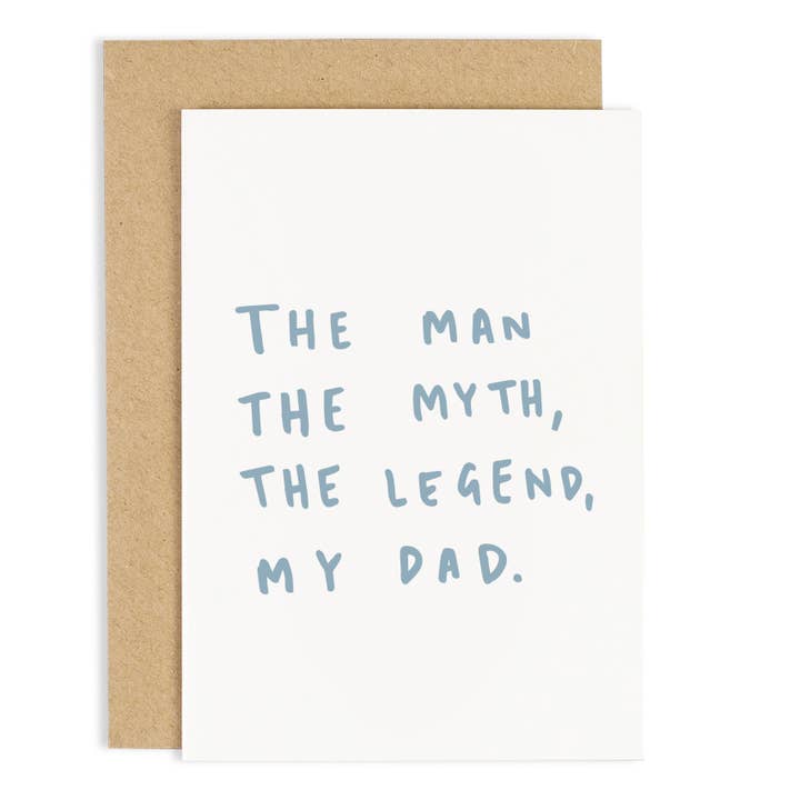 Tarjeta de felicitación del día del padre con leyenda de Man para venta al por mayor de Old English Company