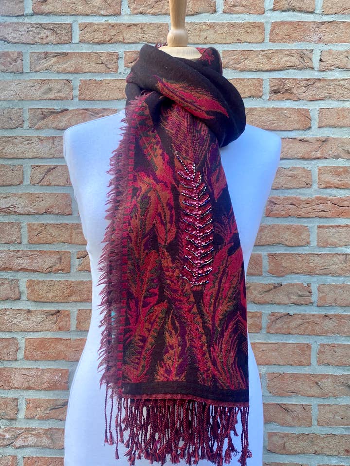 MARKHAN SCARF - 50% WOOL / 50% COTTON for wholesale by DIWALI PARIS