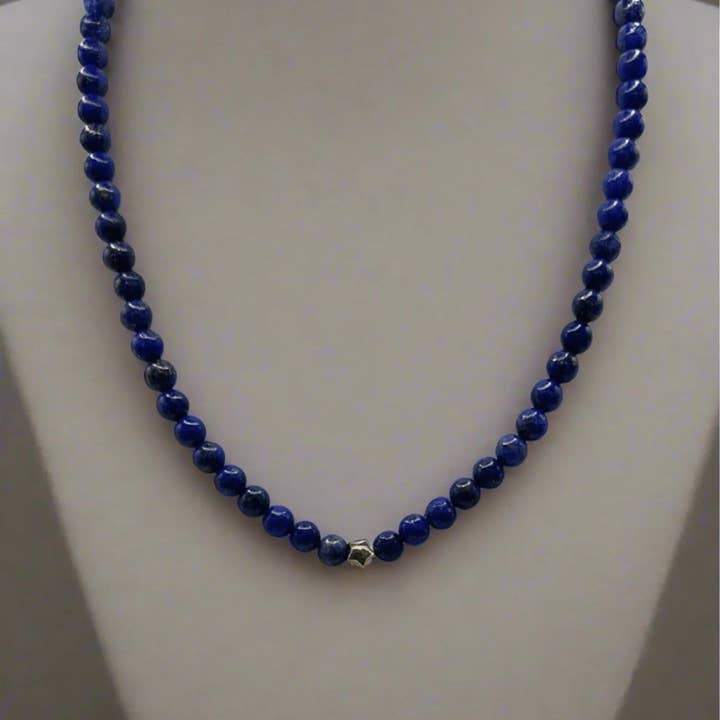Lapis Lazuli Halsband - N2 för wholesale av The Bijoux Collective