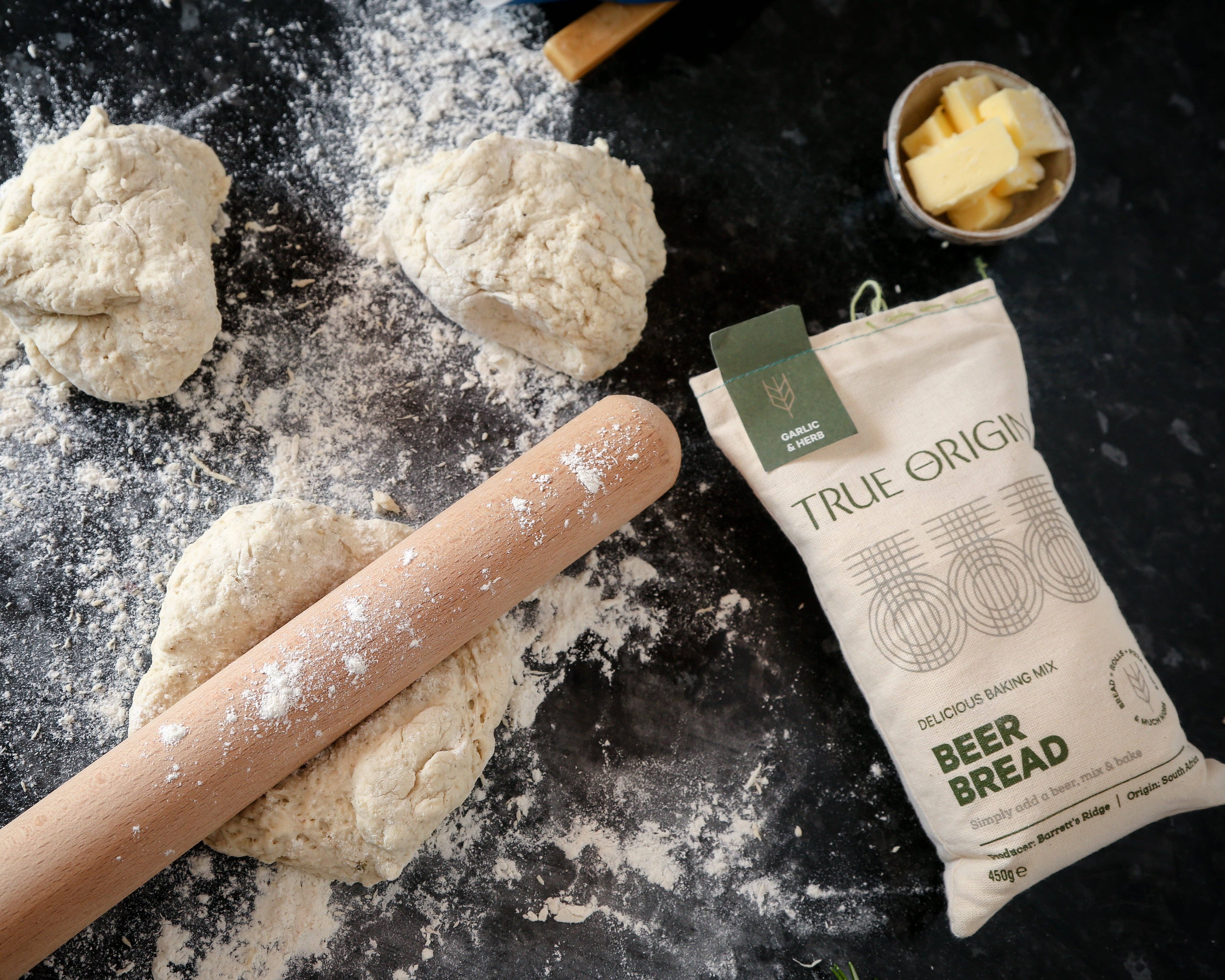 True Origin Foods – wholesale Bread mix – Garlic & Herb Beer Bread (450g)5