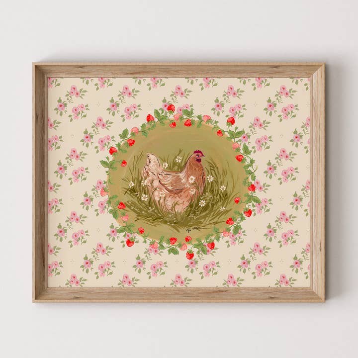 Vintage kip voor wholesale door Solange Pilote