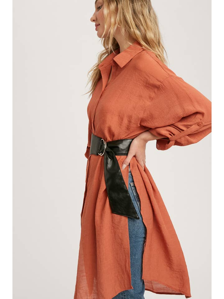 Bluivy – Camisa com botões no colarinho – Mulher por atacado – CAMISA DE PALANGRE VENTILADA COM BOTÕES53