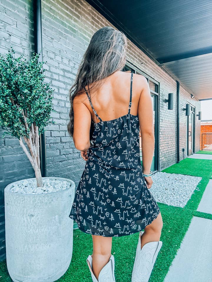 The Front Porch Label - Wholesale Dress - Women's - Black Brand Tank Dress