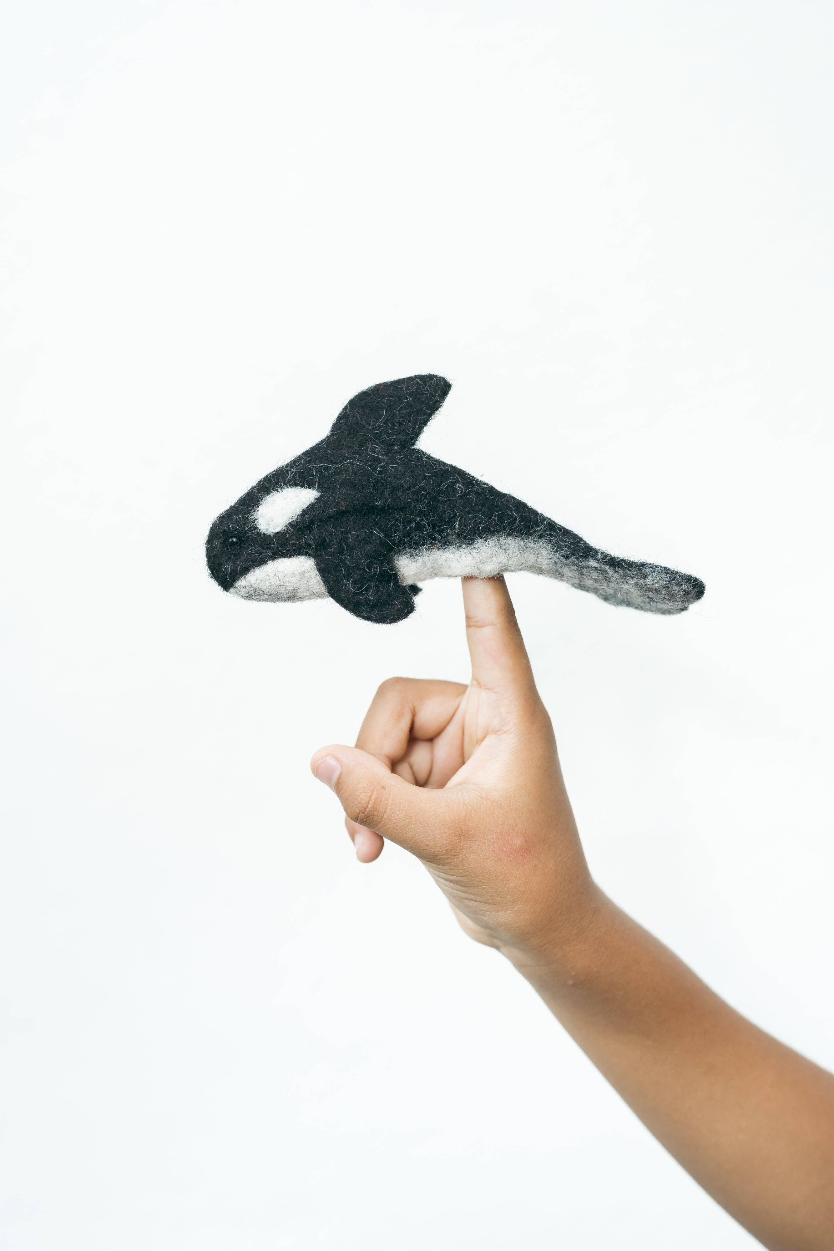 Silk Road Bazaar - Wholesale Finger Puppet - Kids & Baby - Orca Finger Puppet1