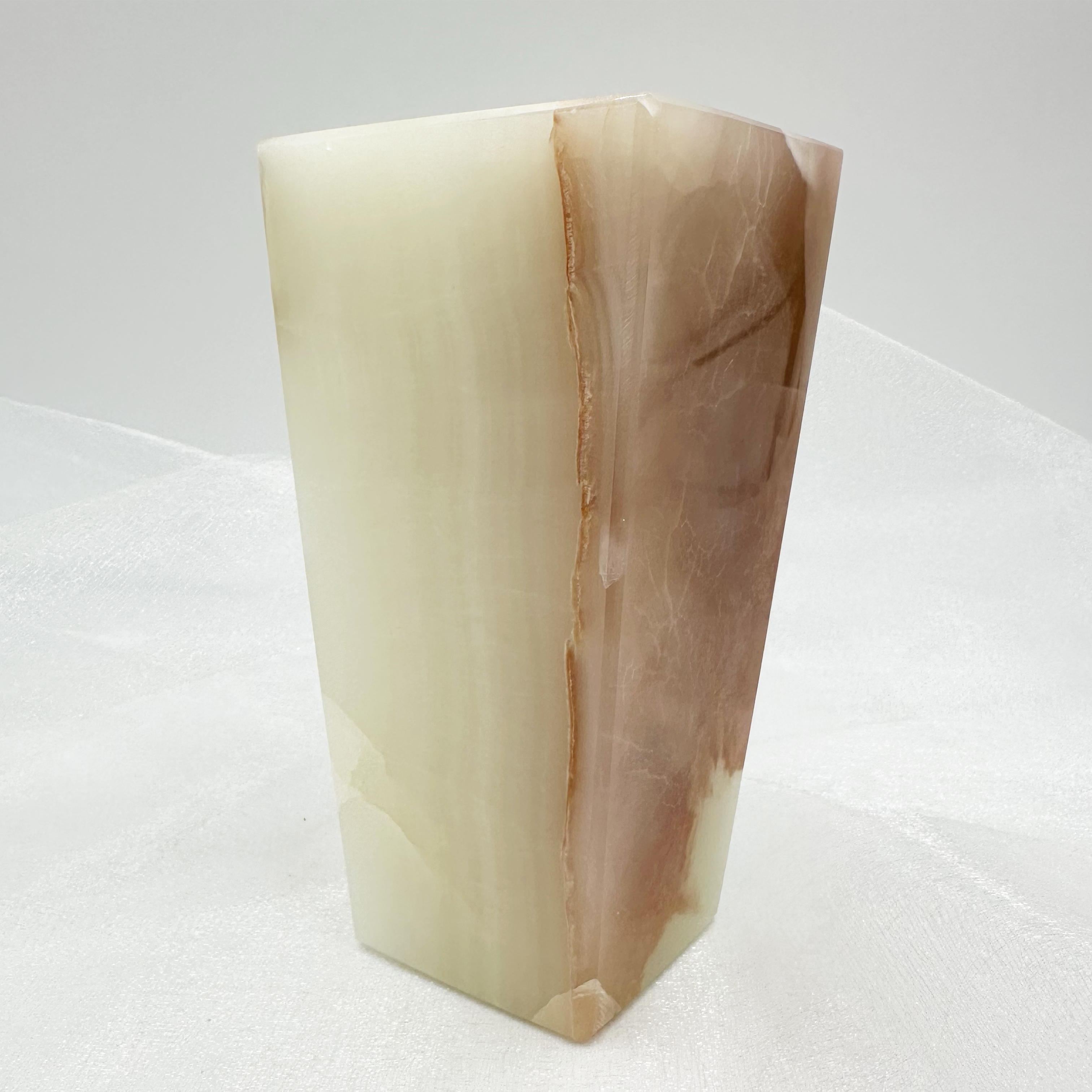 Page Imports - Wholesale Vase - 6" Square Vase - Marble and Onyx4