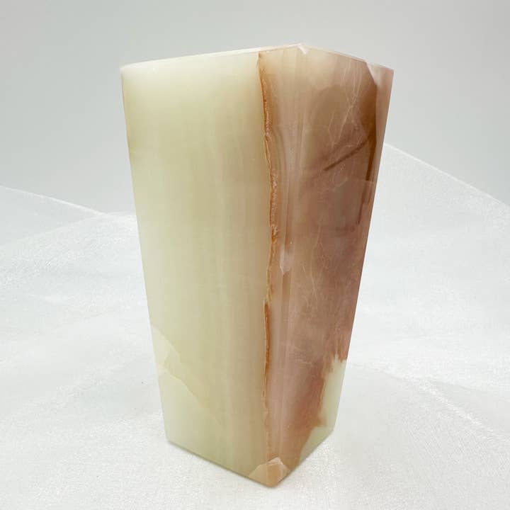 Page Imports - Wholesale Vase - 6" Square Vase - Marble and Onyx4