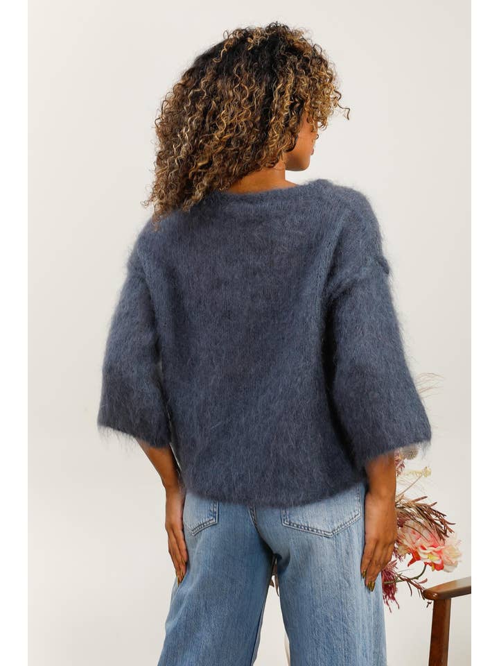 LÉA & LUC - Wholesale Knitted jumper – Women′s - Mohair sweater REF. 215763