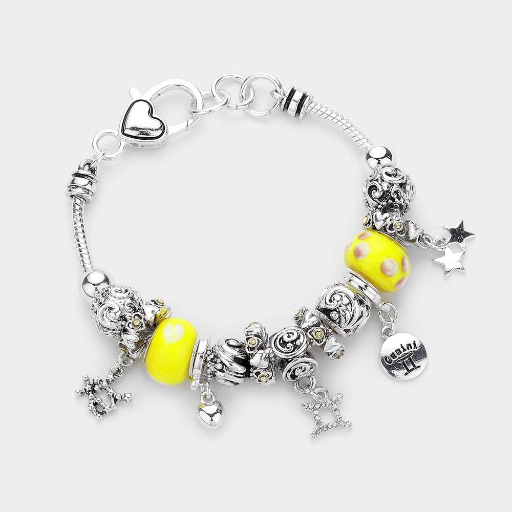 Sensibling Corp. - Wholesale Charm/Dangle Bracelet - ARIES - Multi-Beads Zodiac Sign Charm Bracelet5