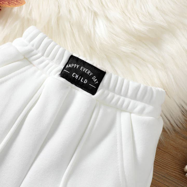 PatPat - Wholesale Trousers – Baby - Baby Boy/Girl Solid Fleece-lining Casual Pants18