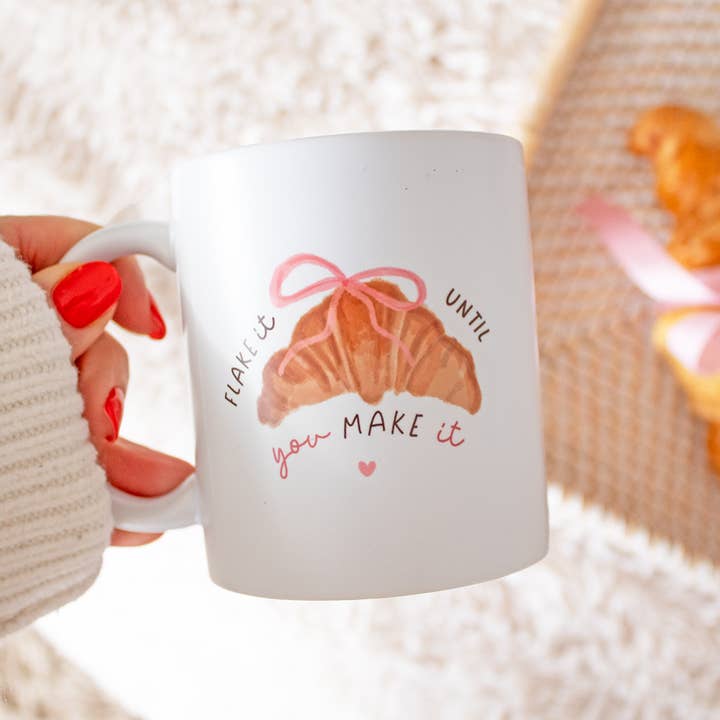 Flake It Until You Make It Mug for wholesale by TreatBox