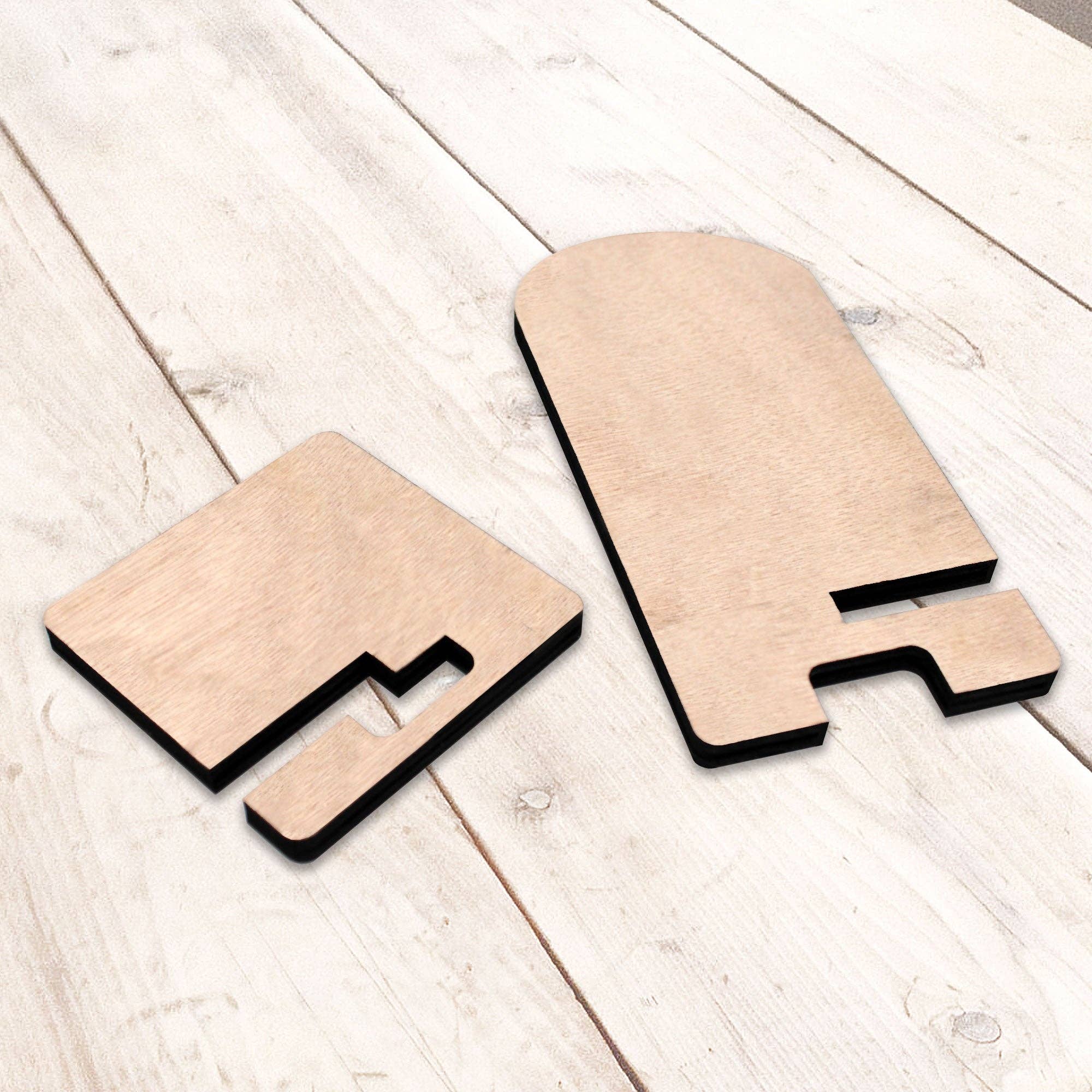 Designocracy - Wholesale Phone/Tablet Stand - Good Friends Cell Phone Stand | Wood Mobile Charging Station6