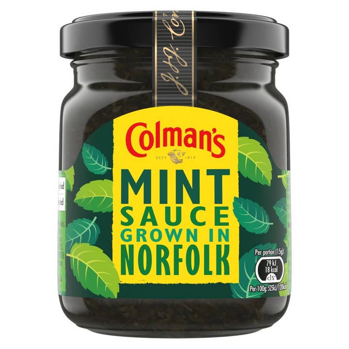 BARATTOLO DI SALSA COLMANS MENTA 165GR X 8 per la vendita all'ingrosso da parte di INTERNATIONAL TASTE FOOD SARL