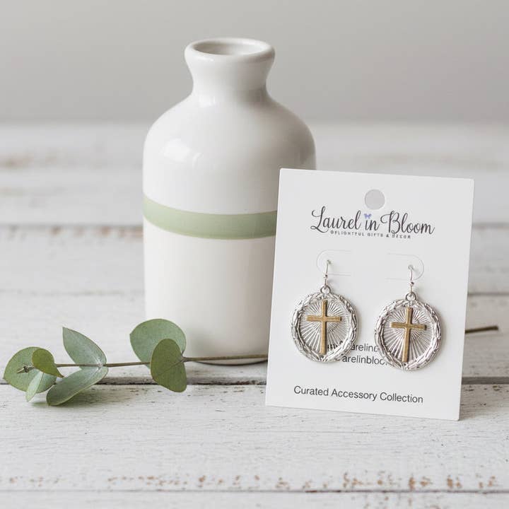 Love Never Fails Earrings for wholesale by Laurel in Bloom
