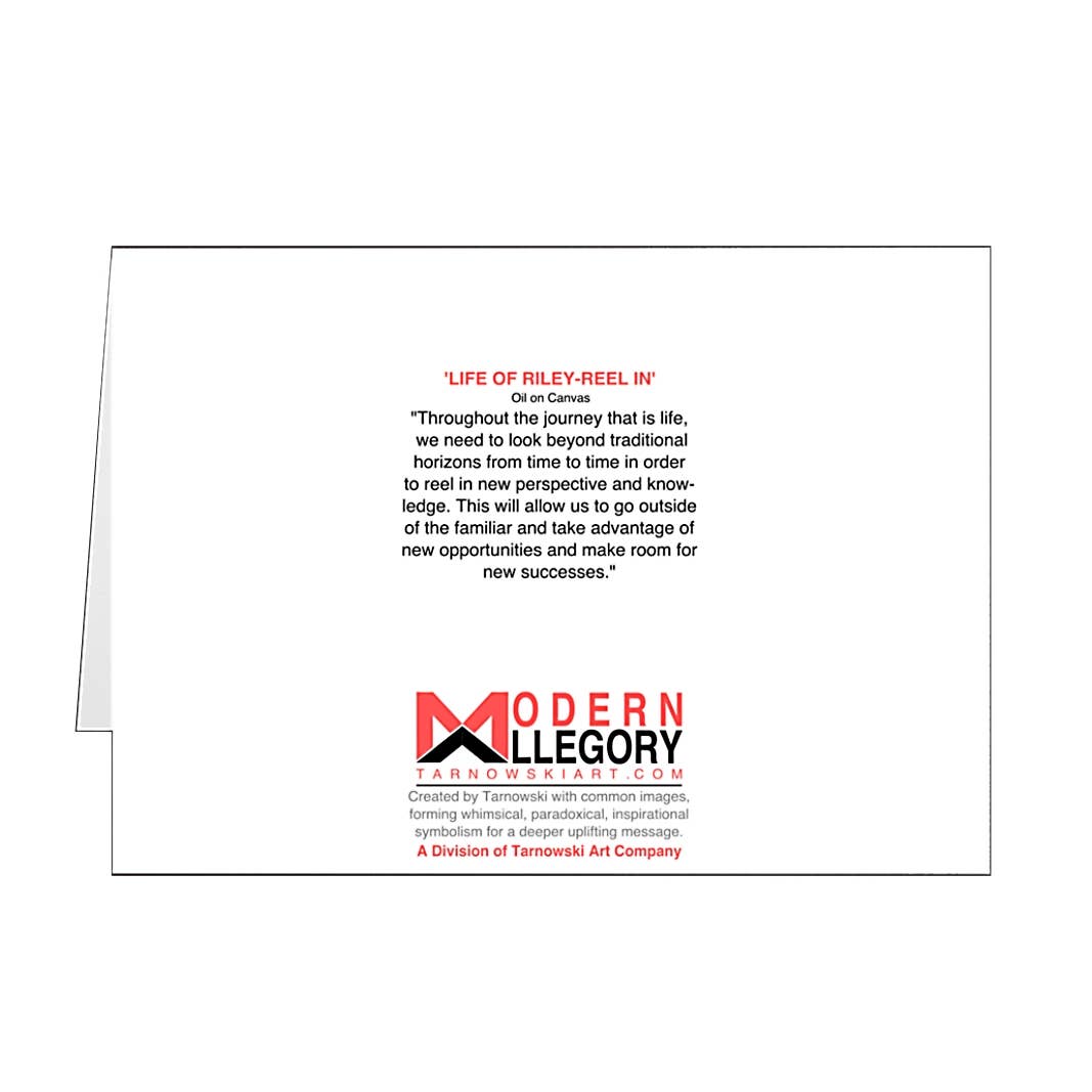 Tarnowski Art Company – wholesale Everyday greeting card – Greetings-Life of Riley: Reel In1