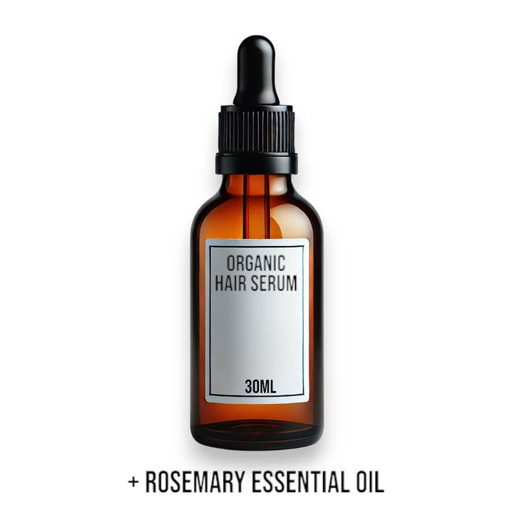 Organic Hair Serum 30ml - Rosemary - White Label for wholesale by AW Aromatics Limited