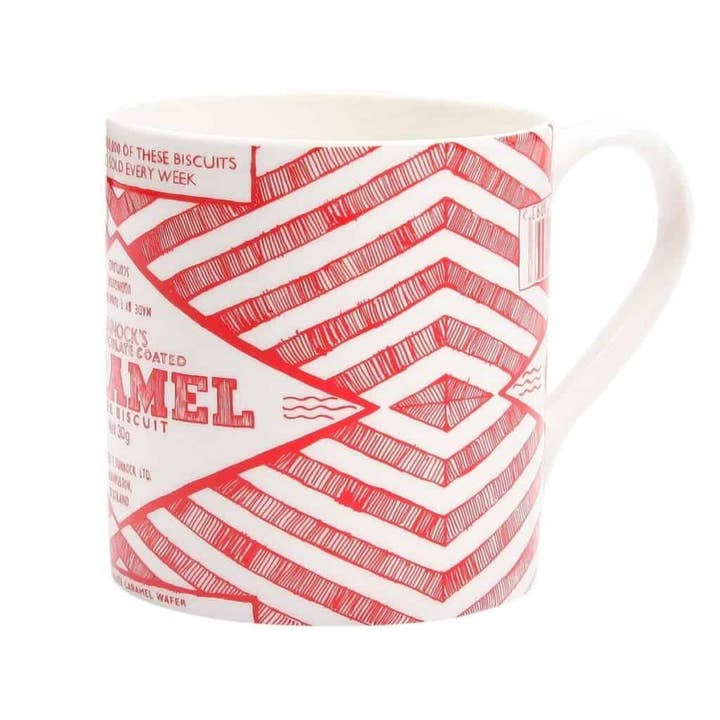 Gillian Kyle - Wholesale Coffee Mug - Tunnock's Caramel Wafer Wrapper China Mug