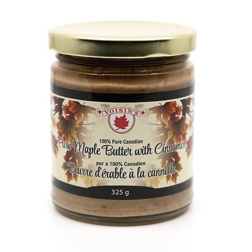 Beurre d'érable cannelle pour la vente par Voisin’s Maple Products