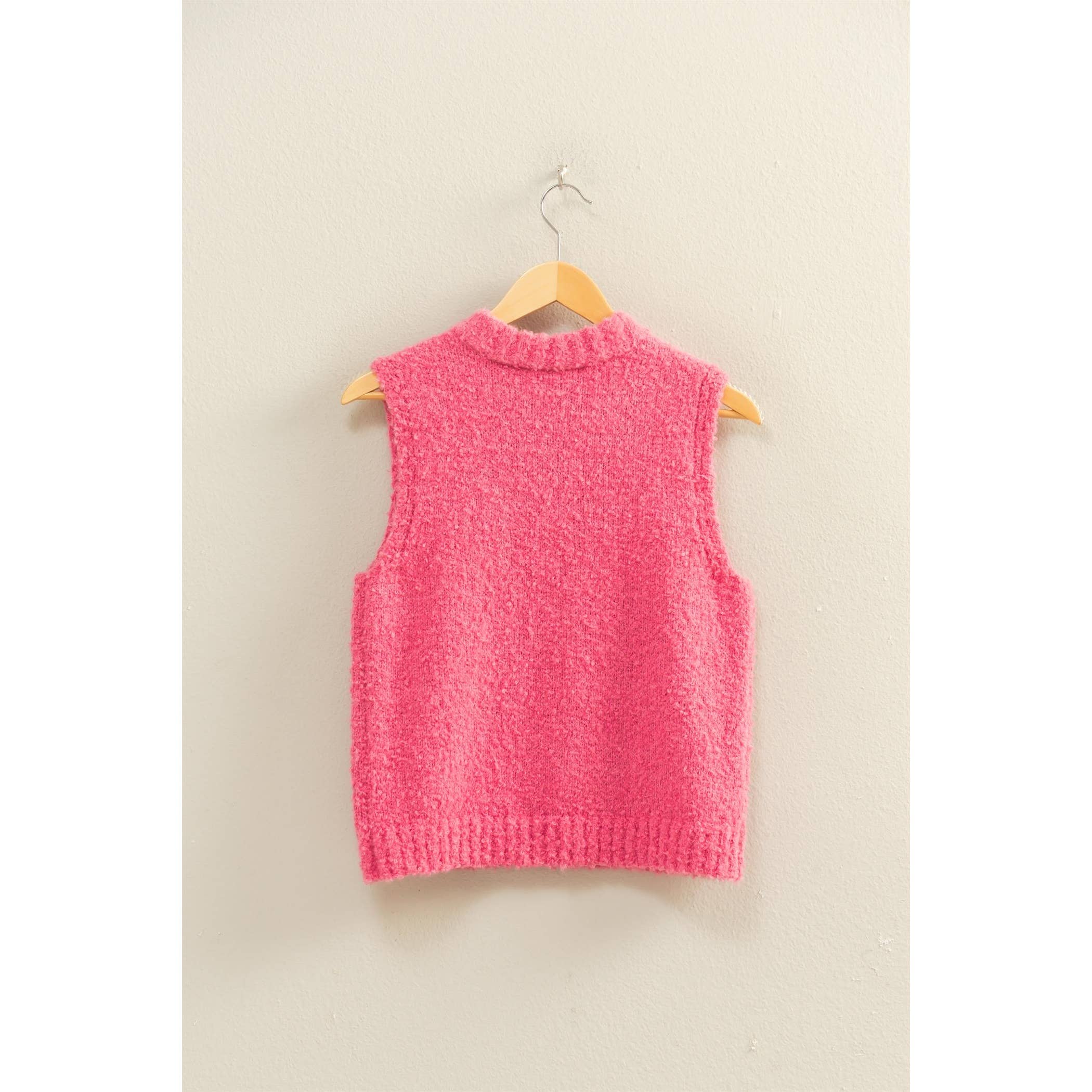 HYFVE - Wholesale Sweater Vest - Women's - Crew Neck Sleeveless Sweater17