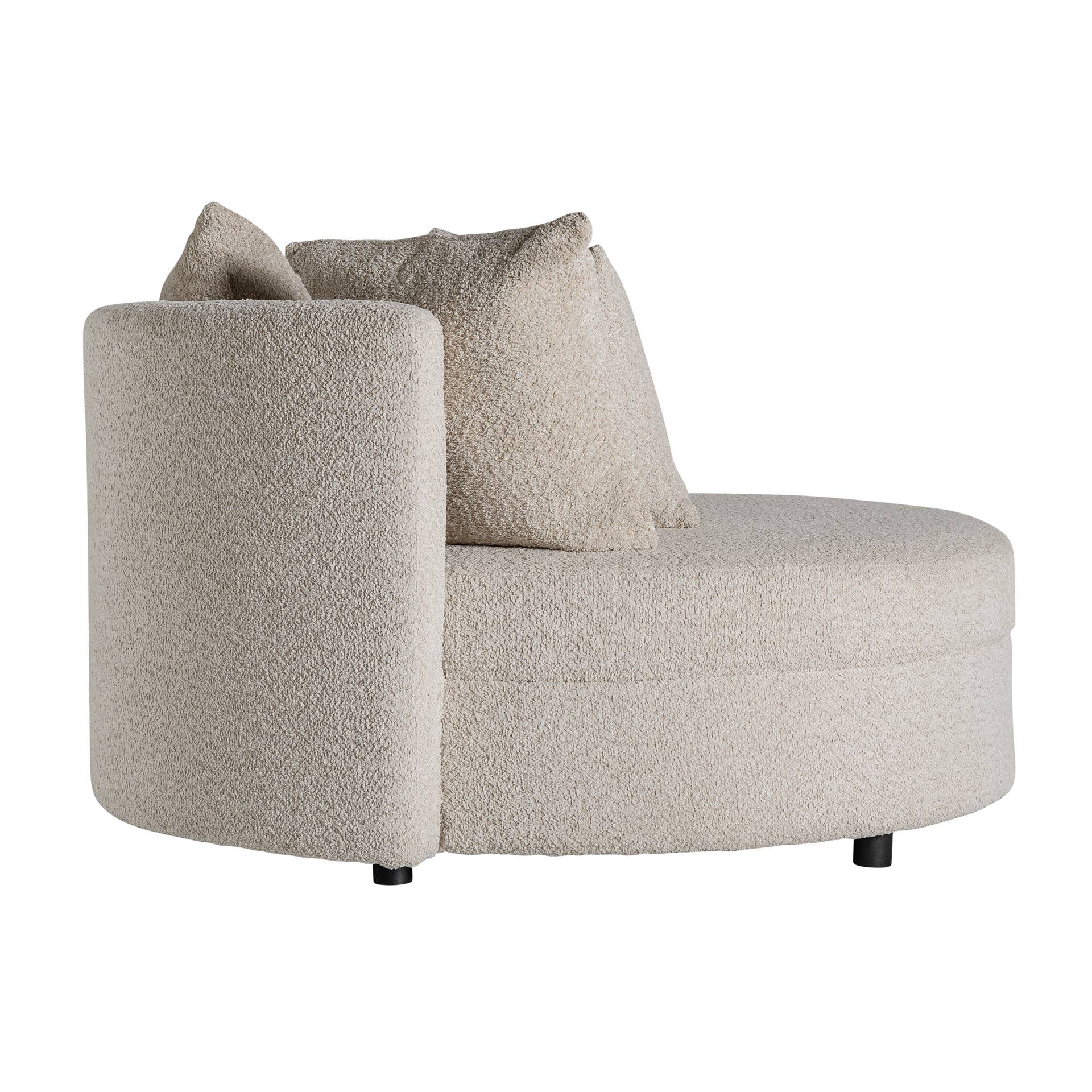 Kodu - Wholesale Sofa - Bouclé cotton sofa in color 115x115x59cm2