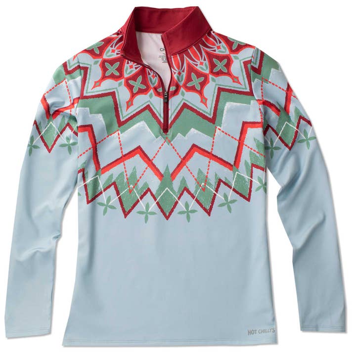 Women's Micro-Elite Chamois Premium Zip T for wholesale by Hot Chillys