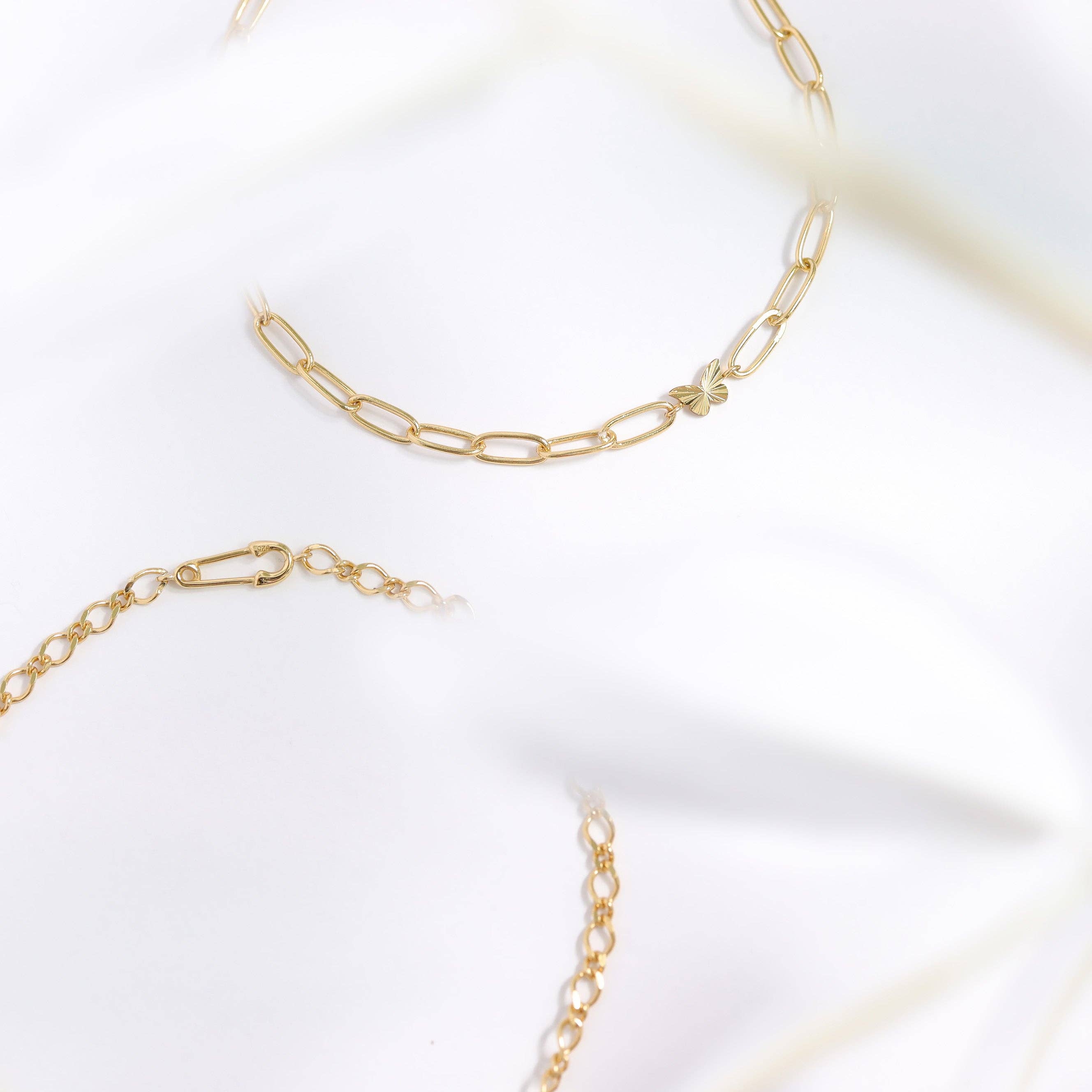 WJW - Wholesale Individual Charm/Pendant - 925 Sterling Silver Sunburst Butterfly Charm Connector3