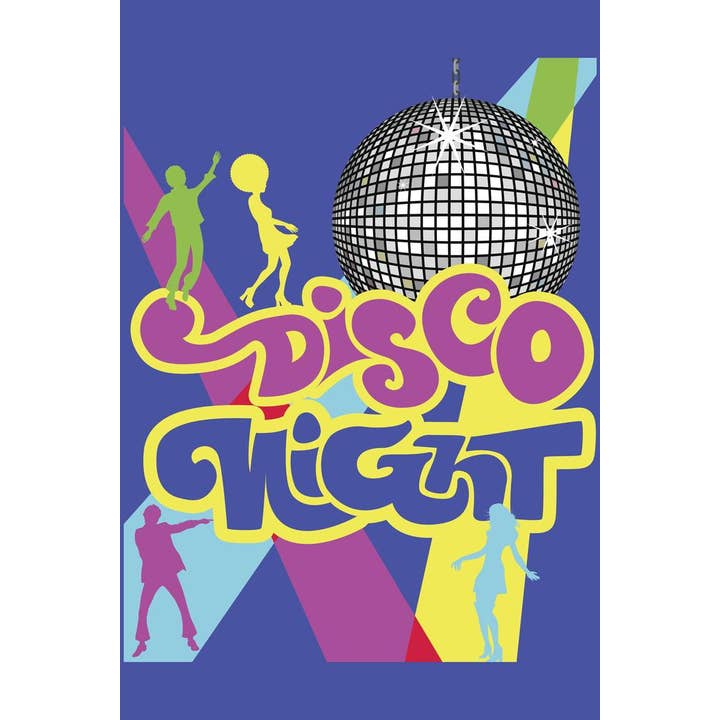 Disko Nat Groovy Dansefest Vægkunst for engroshandel hos Gotham Gifts