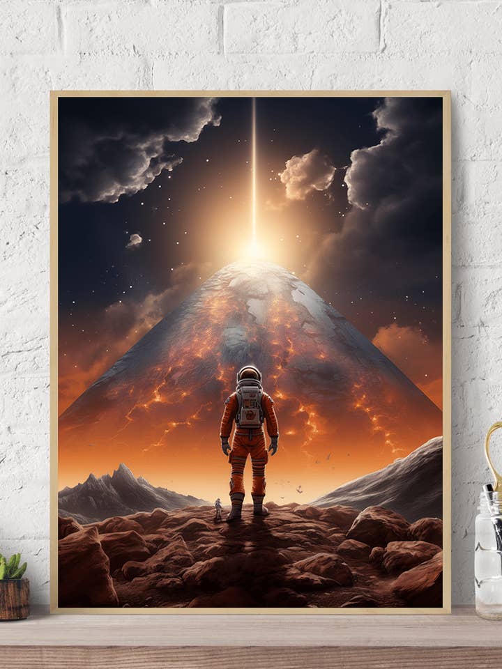 Explorer Summit Sunrise Canvas Wall Art Print for wholesale by Arttique - Artistry Canvas Prints