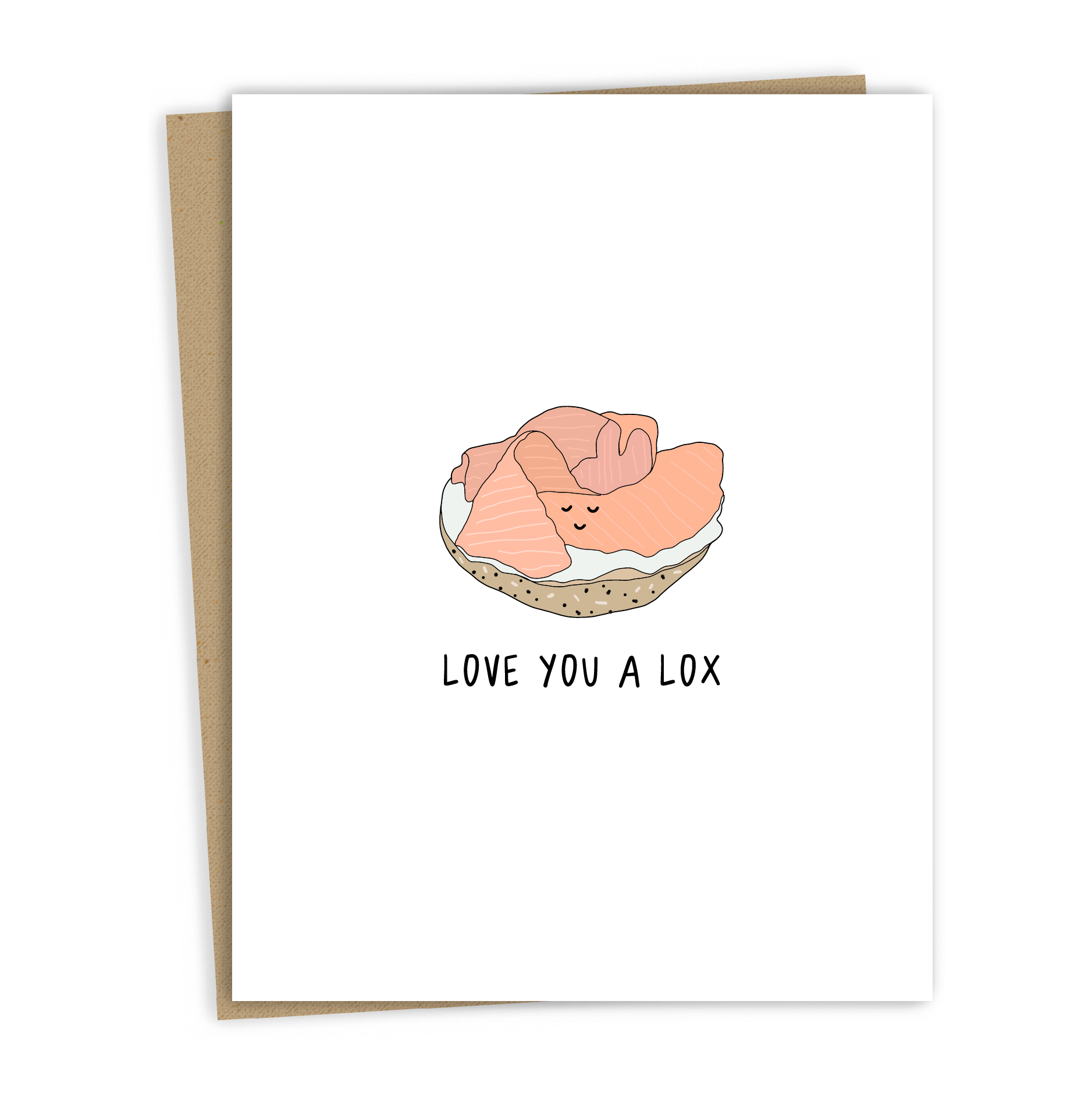 rockdoodles - Wholesale Love Card - Love You A Lox | Anniversary Card0