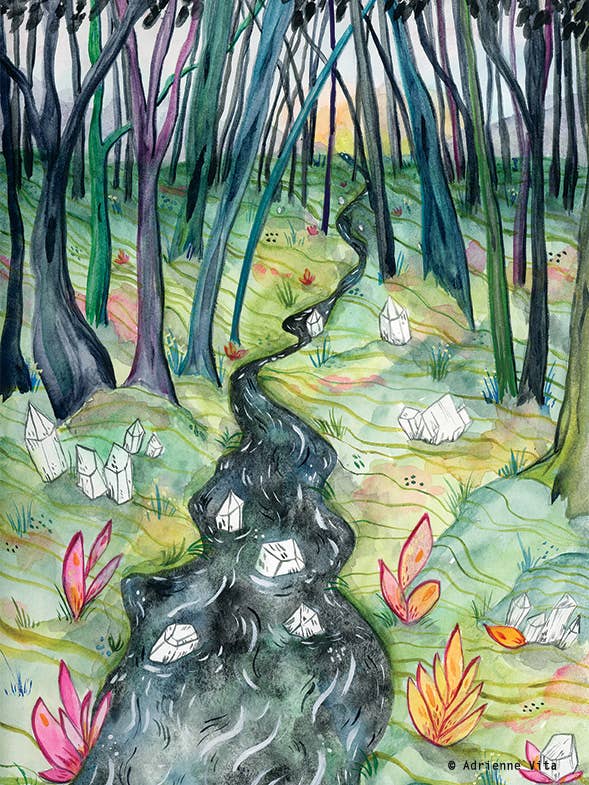 Crystal River Giclée-Druck für den Großhandel von Adrienne Vita art